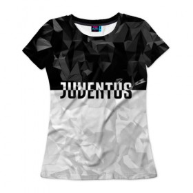Женская футболка 3D с принтом Juventus Black Collection , 100% полиэфир ( синтетическое хлопкоподобное полотно) | прямой крой, круглый вырез горловины, длина до линии бедер | juventus | спорт | спортивные | футбол | футбольный клуб | ювентус