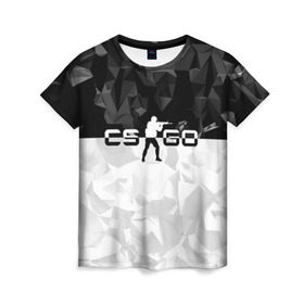 Женская футболка 3D с принтом CS GO Black Collection , 100% полиэфир ( синтетическое хлопкоподобное полотно) | прямой крой, круглый вырез горловины, длина до линии бедер | counter strike | cs | cs go | global | go.offensive | шутер