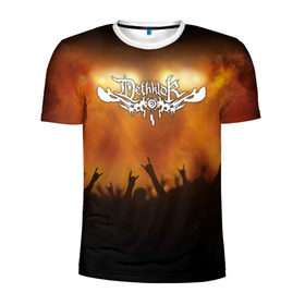 Мужская футболка 3D спортивная с принтом Dethklok , 100% полиэстер с улучшенными характеристиками | приталенный силуэт, круглая горловина, широкие плечи, сужается к линии бедра | Тематика изображения на принте: band | dethklok | metal | music | rock | атрибутика | группа | метал | музыка | рок