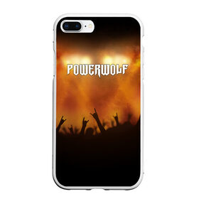 Чехол для iPhone 7Plus/8 Plus матовый с принтом Powerwolf , Силикон | Область печати: задняя сторона чехла, без боковых панелей | band | metal | music | powerwolf | rock | атрибутика | метал | музыка | рок