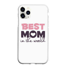 Чехол для iPhone 11 Pro матовый с принтом Лучшая мама в мире , Силикон |  | мама | родители
