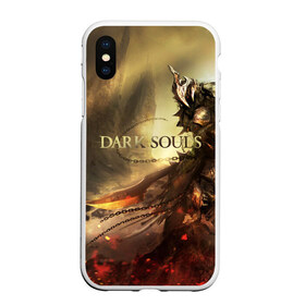 Чехол для iPhone XS Max матовый с принтом Dark Souls , Силикон | Область печати: задняя сторона чехла, без боковых панелей | Тематика изображения на принте: dark souls | praise the sun | you died | дарк соулс | темные души