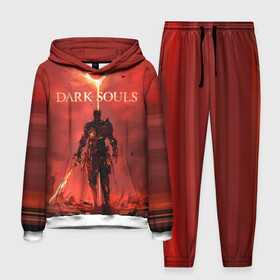 Мужской костюм 3D (с толстовкой) с принтом Dark Souls ,  |  | dark souls | praise the sun | you died | дарк соулс
