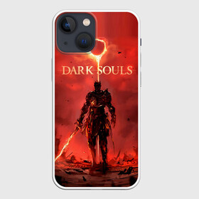 Чехол для iPhone 13 mini с принтом Dark Souls ,  |  | dark souls | praise the sun | you died | дарк соулс