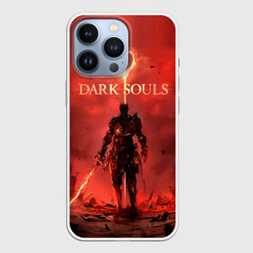 Чехол для iPhone 13 Pro с принтом Dark Souls ,  |  | Тематика изображения на принте: dark souls | praise the sun | you died | дарк соулс