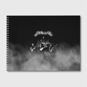 Альбом для рисования с принтом Группа Metallica , 100% бумага
 | матовая бумага, плотность 200 мг. | metallica | группа | джеймс хэтфилд | кирк хэмметт | ларс ульрих | метал | металика | металлика | миталика | музыка | роберт трухильо | рок | трэш | трэшметал | хард | хардрок | хеви | хевиметал