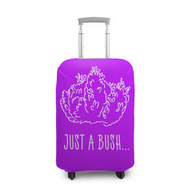 Чехол для чемодана 3D с принтом Just a Bush , 86% полиэфир, 14% спандекс | двустороннее нанесение принта, прорези для ручек и колес | Тематика изображения на принте: battle royale | fortnite | батл роял | фортнайт