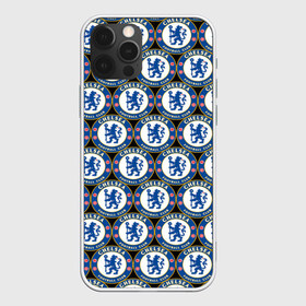 Чехол для iPhone 12 Pro Max с принтом Chelsea , Силикон |  | chelsea | england | football | logo | london | sport | англия | арт | лига | лого | спорт | стикеры | текстура | фк | футбол | футбольный клуб | челси | эмблема