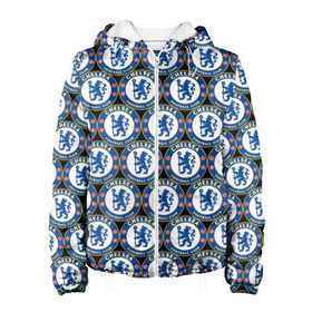Женская куртка 3D с принтом Chelsea , ткань верха — 100% полиэстер, подклад — флис | прямой крой, подол и капюшон оформлены резинкой с фиксаторами, два кармана без застежек по бокам, один большой потайной карман на груди. Карман на груди застегивается на липучку | chelsea | england | football | logo | london | sport | англия | арт | лига | лого | спорт | стикеры | текстура | фк | футбол | футбольный клуб | челси | эмблема