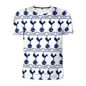 Мужская футболка 3D спортивная с принтом Tottenham , 100% полиэстер с улучшенными характеристиками | приталенный силуэт, круглая горловина, широкие плечи, сужается к линии бедра | 
