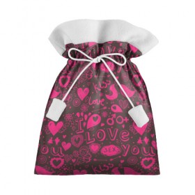 Подарочный 3D мешок с принтом День любви , 100% полиэстер | Размер: 29*39 см | Тематика изображения на принте: 
