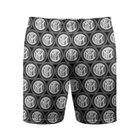 Мужские шорты 3D спортивные с принтом Inter Black&White ,  |  | football | inter | inter milan | italia | logo | sport | арт | интер милан | италия | лига | лого | спорт | текстура | фк | футбол | футбольный клуб | эмблема