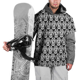 Накидка на куртку 3D с принтом Juventus Black&White , 100% полиэстер |  | 