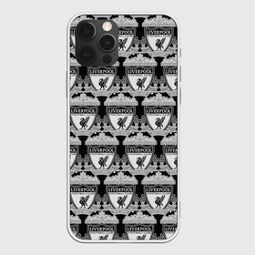 Чехол для iPhone 12 Pro Max с принтом Liverpool Black&White , Силикон |  | england | football | liverpool fc | logo | sport | англия | арт | ливерпуль | лига | лого | спорт | текстура | фк | футбол | футбольный клуб | эмблема