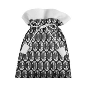 Подарочный 3D мешок с принтом Milan Black&White , 100% полиэстер | Размер: 29*39 см | football | italia | logo | milan | sport | арт | италия | лига | лого | милан | спорт | текстура | фк | футбол | футбольный клуб | эмблема