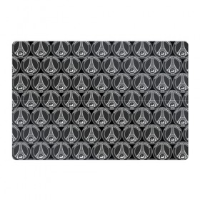 Магнитный плакат 3Х2 с принтом PSG Black&White , Полимерный материал с магнитным слоем | 6 деталей размером 9*9 см | Тематика изображения на принте: 