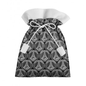 Подарочный 3D мешок с принтом PSG Black&White , 100% полиэстер | Размер: 29*39 см | Тематика изображения на принте: 