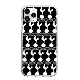 Чехол для iPhone 11 Pro матовый с принтом Tottenham Black&White , Силикон |  | england | football | logo | sport | tottenham hotspur | англия | арт | лига | лого | спорт | текстура | фк | футбол | футбольный клуб | эмблема