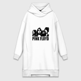 Платье-худи хлопок с принтом Pink Floyd ,  |  | pink floyd | pinkfloyd | арт | артрок | группа | дэвид гилмор | пинк флойд | пинкфлойд | прогрессивный | психоделический | рок | сид барретт | симфонический | спэйс | эйсид | экспериментальный