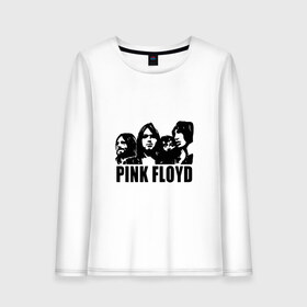 Женский лонгслив хлопок с принтом Pink Floyd , 100% хлопок |  | pink floyd | pinkfloyd | арт | артрок | группа | дэвид гилмор | пинк флойд | пинкфлойд | прогрессивный | психоделический | рок | сид барретт | симфонический | спэйс | эйсид | экспериментальный