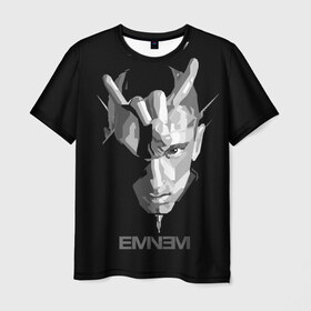 Мужская футболка 3D с принтом Eminem , 100% полиэфир | прямой крой, круглый вырез горловины, длина до линии бедер | actor | american rapper | composer | eminem | music | rap | record producer | актёр | американский | искусство | композитор | музыка | музыкальный продюсер | поп арт | рэп | рэпер
