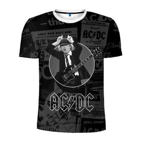 Мужская футболка 3D спортивная с принтом AC/DC , 100% полиэстер с улучшенными характеристиками | приталенный силуэт, круглая горловина, широкие плечи, сужается к линии бедра | ас | ац | диси | дс | дц | исидиси | эйси