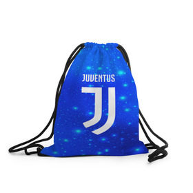 Рюкзак-мешок 3D с принтом Juventus space collection , 100% полиэстер | плотность ткани — 200 г/м2, размер — 35 х 45 см; лямки — толстые шнурки, застежка на шнуровке, без карманов и подкладки | Тематика изображения на принте: football | soccer | ювентус