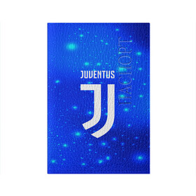 Обложка для паспорта матовая кожа с принтом Juventus space collection , натуральная матовая кожа | размер 19,3 х 13,7 см; прозрачные пластиковые крепления | football | soccer | ювентус
