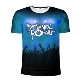Мужская футболка 3D спортивная с принтом My Chemical Romance , 100% полиэстер с улучшенными характеристиками | приталенный силуэт, круглая горловина, широкие плечи, сужается к линии бедра | 