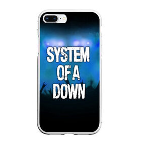 Чехол для iPhone 7Plus/8 Plus матовый с принтом System of a Down , Силикон | Область печати: задняя сторона чехла, без боковых панелей | band | metal | music | rock | system of a down | атрибутика | группа | метал | музыка | рок