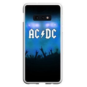 Чехол для Samsung S10E с принтом AC DC , Силикон | Область печати: задняя сторона чехла, без боковых панелей | Тематика изображения на принте: ac dc | band | metal | music | rock | атрибутика | группа | метал | музыка | рок