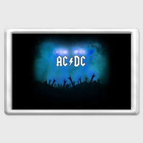 Магнит 45*70 с принтом AC/DC , Пластик | Размер: 78*52 мм; Размер печати: 70*45 | ac dc | band | metal | music | rock | атрибутика | группа | метал | музыка | рок