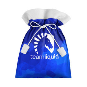 Подарочный 3D мешок с принтом Team Liquid , 100% полиэстер | Размер: 29*39 см | awp | counter strike | cs go | cybersport | game | skin | team liquid | авп | игры | киберспорт | скин