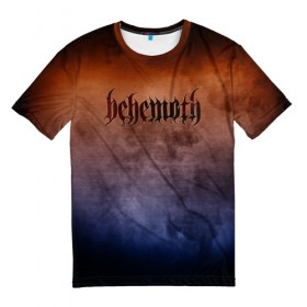 Мужская футболка 3D с принтом Behemoth , 100% полиэфир | прямой крой, круглый вырез горловины, длина до линии бедер | band | behemoth | metal | music | rock | атрибутика | группа | метал | музыка | рок