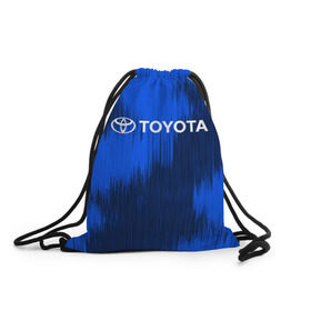 Рюкзак-мешок 3D с принтом Toyota , 100% полиэстер | плотность ткани — 200 г/м2, размер — 35 х 45 см; лямки — толстые шнурки, застежка на шнуровке, без карманов и подкладки | 