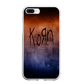 Чехол для iPhone 7Plus/8 Plus матовый с принтом Korn , Силикон | Область печати: задняя сторона чехла, без боковых панелей | band | metal | music | rock | атрибутика | группа | метал | музыка | рок