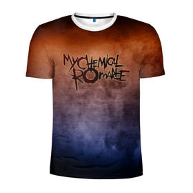 Мужская футболка 3D спортивная с принтом My Chemical Romance , 100% полиэстер с улучшенными характеристиками | приталенный силуэт, круглая горловина, широкие плечи, сужается к линии бедра | band | metal | music | my chemical romance | rock | атрибутика | группа | метал | музыка | рок