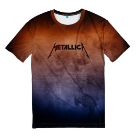 Мужская футболка 3D с принтом Metallica , 100% полиэфир | прямой крой, круглый вырез горловины, длина до линии бедер | band | metal | metallica | music | rock | атрибутика | группа | метал | музыка | рок