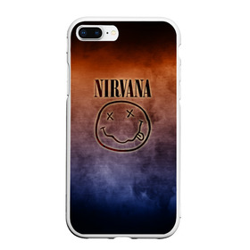 Чехол для iPhone 7Plus/8 Plus матовый с принтом Nirvana , Силикон | Область печати: задняя сторона чехла, без боковых панелей | band | metal | music | nirvana | rock | атрибутика | группа | метал | музыка | рок