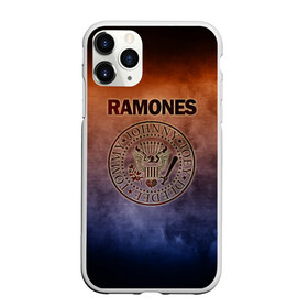 Чехол для iPhone 11 Pro Max матовый с принтом Ramones , Силикон |  | band | metal | music | ramones | rock | атрибутика | группа | метал | музыка | рок
