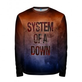 Мужской лонгслив 3D с принтом System of a Down , 100% полиэстер | длинные рукава, круглый вырез горловины, полуприлегающий силуэт | band | metal | music | rock | system of a down | атрибутика | группа | метал | музыка | рок