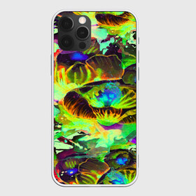 Чехол для iPhone 12 Pro Max с принтом Acid Flower fashion , Силикон |  | abstraction | color | flower | garden | spray | tie dye | абстракция | акварель | живопись | искусство | краски | лилии | текстуры | цветные краски | цветы | яркие цвета