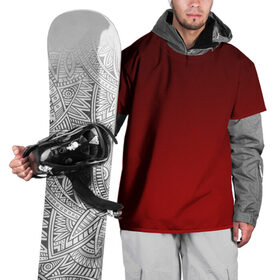 Накидка на куртку 3D с принтом Carbon Red , 100% полиэстер |  | carbon | карбон