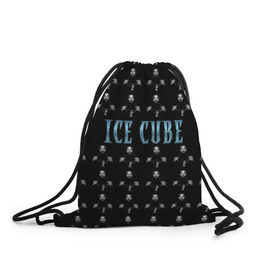 Рюкзак-мешок 3D с принтом Ice Cube , 100% полиэстер | плотность ткани — 200 г/м2, размер — 35 х 45 см; лямки — толстые шнурки, застежка на шнуровке, без карманов и подкладки | Тематика изображения на принте: hip hop | hiphop | ice cube | mc | n.w.a | rap | айс | гангса | джексон | западное побережье | куб | кубе | кубик льда | кьюб | мс | о ши | оши | реп | репер | речитатив | рэп | рэпер | хип | хипхоп | хоп