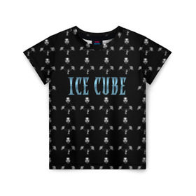 Детская футболка 3D с принтом Ice Cube , 100% гипоаллергенный полиэфир | прямой крой, круглый вырез горловины, длина до линии бедер, чуть спущенное плечо, ткань немного тянется | Тематика изображения на принте: hip hop | hiphop | ice cube | mc | n.w.a | rap | айс | гангса | джексон | западное побережье | куб | кубе | кубик льда | кьюб | мс | о ши | оши | реп | репер | речитатив | рэп | рэпер | хип | хипхоп | хоп