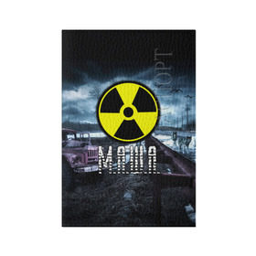 Обложка для паспорта матовая кожа с принтом S.T.A.L.K.E.R. - М.А.Ш.А. , натуральная матовая кожа | размер 19,3 х 13,7 см; прозрачные пластиковые крепления | stalker | буквы | волки | грузовик | знак | игра | имя | мария | маша | машенька | машка | ммо | мрак | надпись | опасность | припять | птицы | радиация | рпг | сталкер | чернобыль | шутер