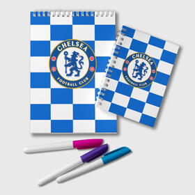 Блокнот с принтом FC Chelsea , 100% бумага | 48 листов, плотность листов — 60 г/м2, плотность картонной обложки — 250 г/м2. Листы скреплены удобной пружинной спиралью. Цвет линий — светло-серый
 | Тематика изображения на принте: chelsea | england | football | logo | london | sport | англия | лига | лого | спорт | фк | футбол | футбольный клуб | челси | эмблема