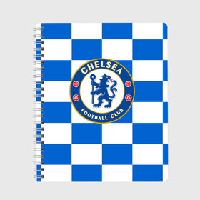 Тетрадь с принтом FC Chelsea , 100% бумага | 48 листов, плотность листов — 60 г/м2, плотность картонной обложки — 250 г/м2. Листы скреплены сбоку удобной пружинной спиралью. Уголки страниц и обложки скругленные. Цвет линий — светло-серый
 | Тематика изображения на принте: chelsea | england | football | logo | london | sport | англия | лига | лого | спорт | фк | футбол | футбольный клуб | челси | эмблема