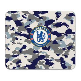 Коврик прямоугольный с принтом FC Chelsea Camouflage , натуральный каучук | размер 230 х 185 мм; запечатка лицевой стороны | 