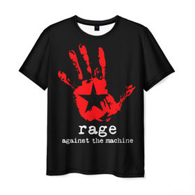 Мужская футболка 3D с принтом Rage Against the Machine , 100% полиэфир | прямой крой, круглый вырез горловины, длина до линии бедер | Тематика изображения на принте: rage against the machine | альтернативный | америка | американская рок группа | брэд уилк | жанр | зак де ла роча | калифорния | лос анджелес | метал | музыка | ню метал | рок | рэп метал | рэп рок | рэпкор | сша